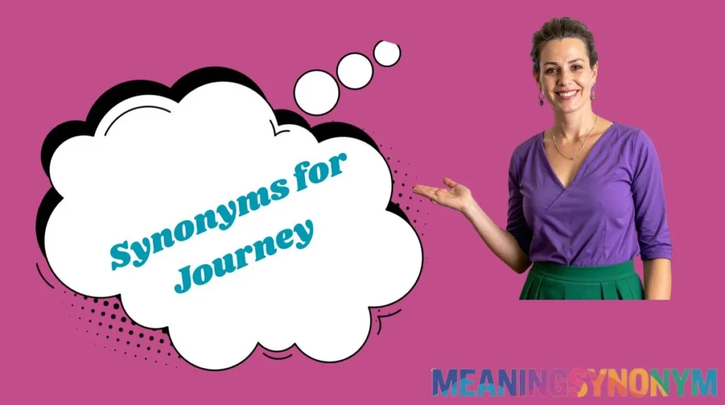 Synonyms for Journey